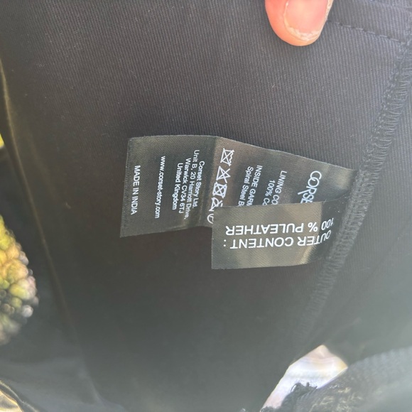 CORSET STORY BLACK LACE ACCENT OVERBUST CORSET SIZE 30 - Picture 5 of 5